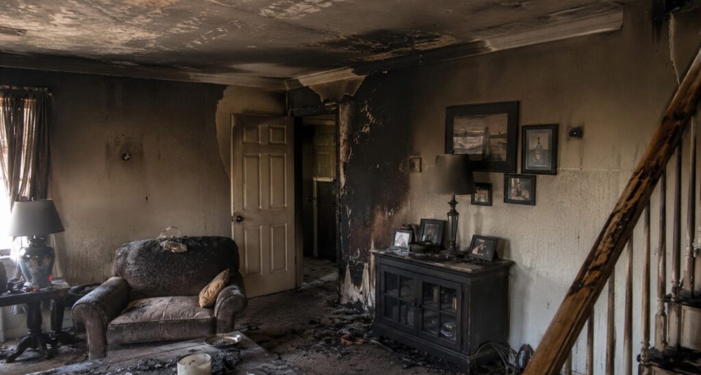 fire damage michigan home