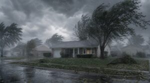 michigan home experiencing severe storm damage
