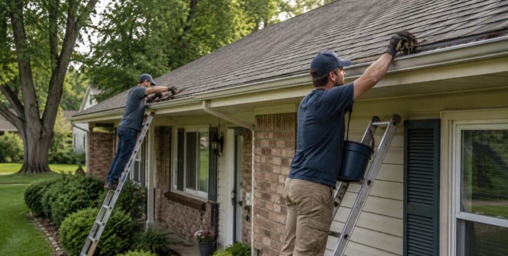 gutter cleaning oakland county mi