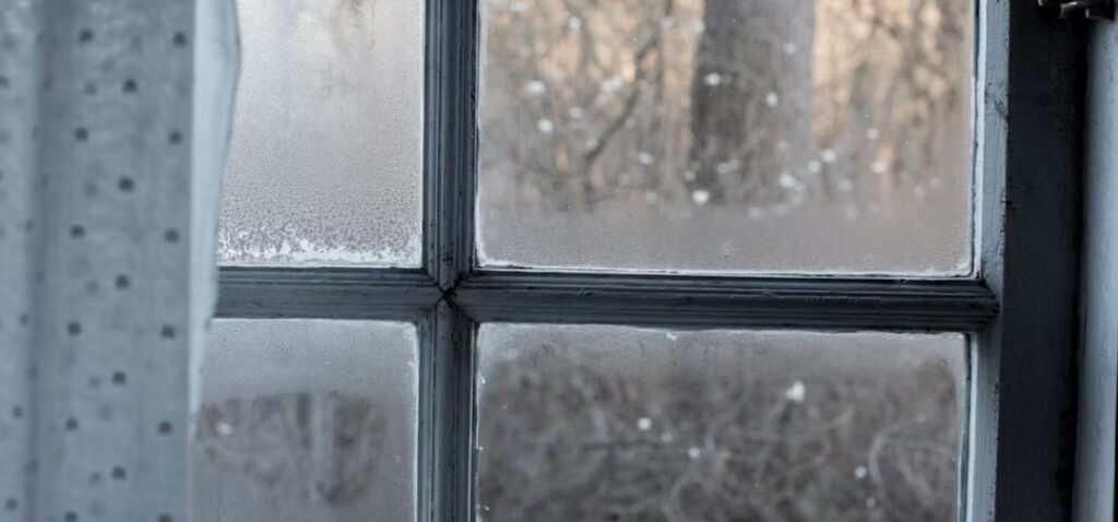 condensation on michigan window